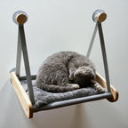 Lit Hamac suspendu en bois et tissu