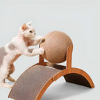 Griffoir en bois et sisal naturel