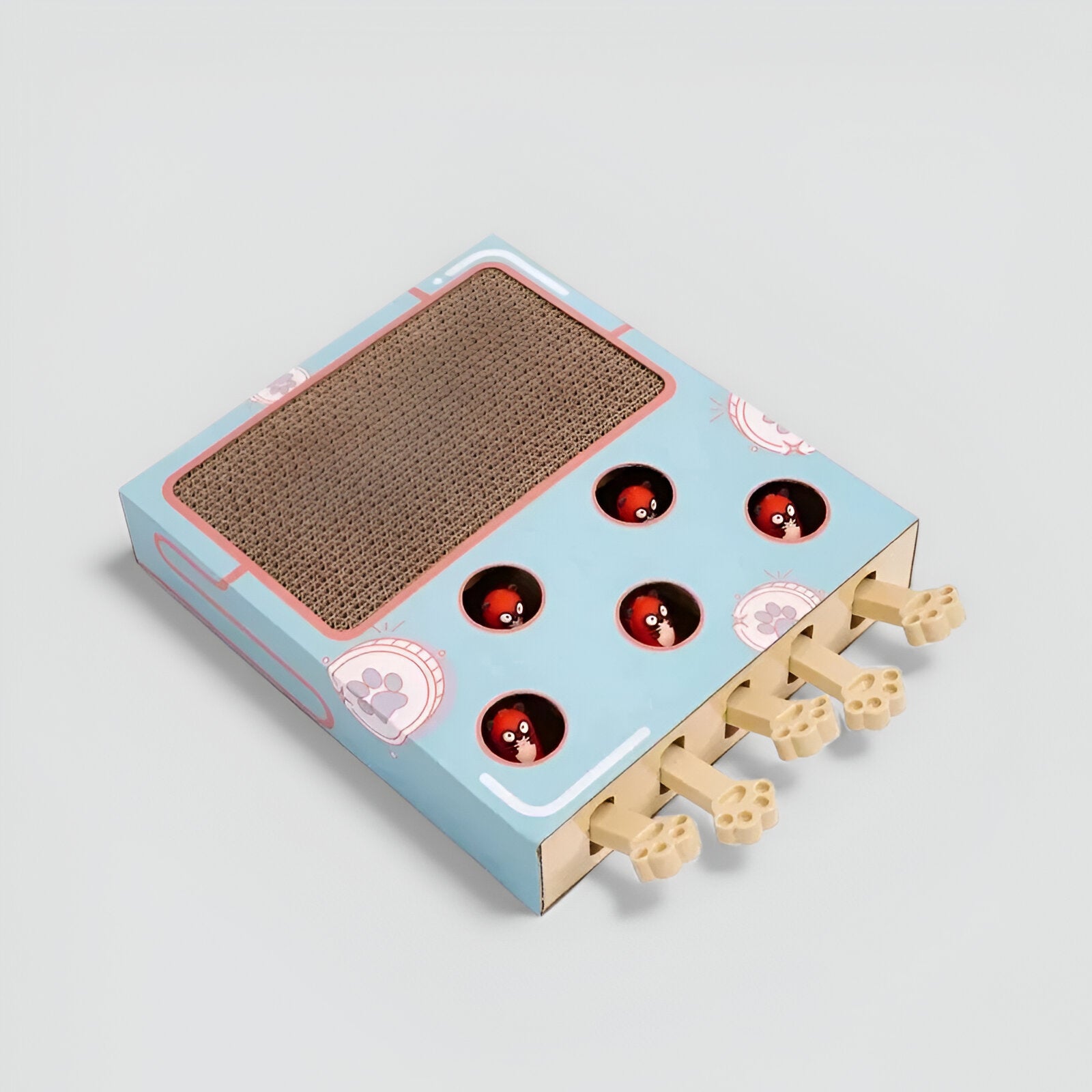 Boîte à jeux en bois naturel