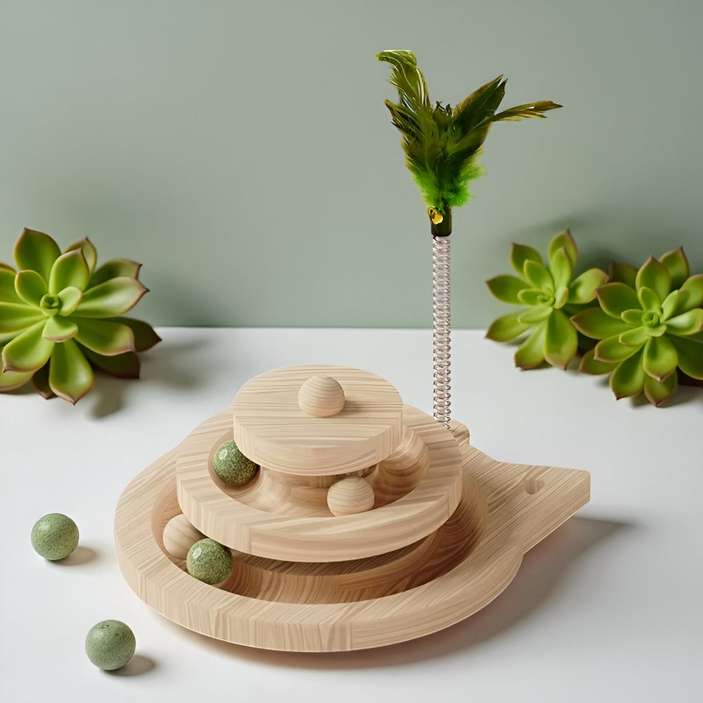 Griffoir champignon avec jouets