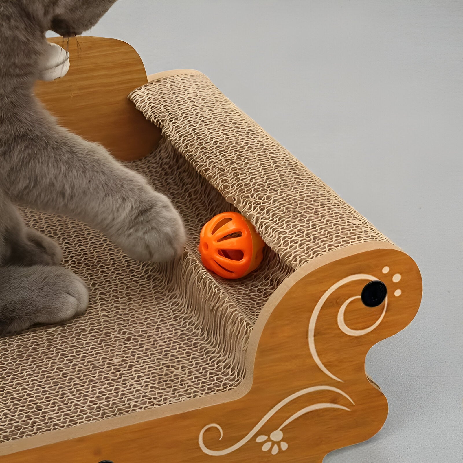 Canapé en bambou pour chat