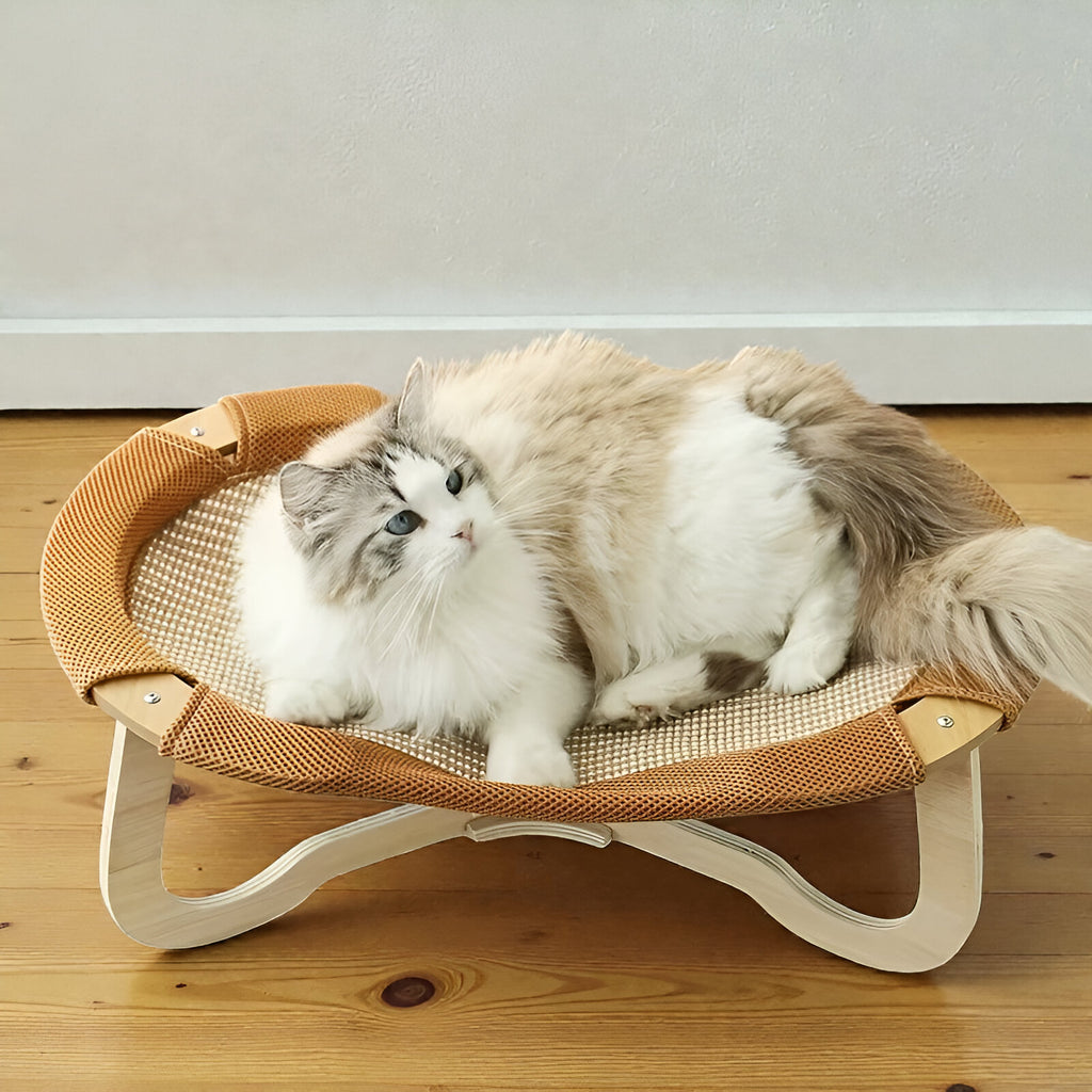 Hamac élégant en bois naturel