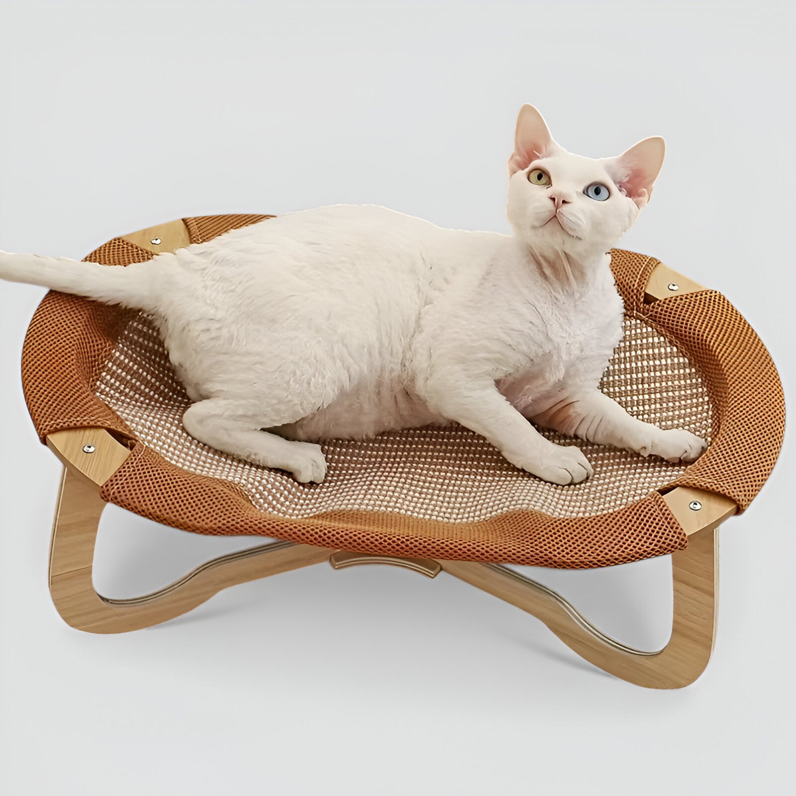 Hamac élégant en bois naturel