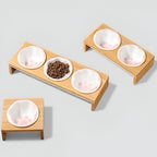 Gamelle en bambou avec empreintes