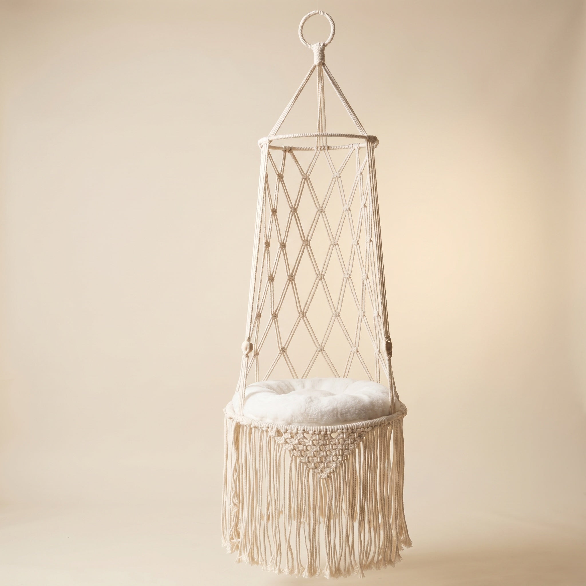 Hamac suspendu macramé – Confort chat